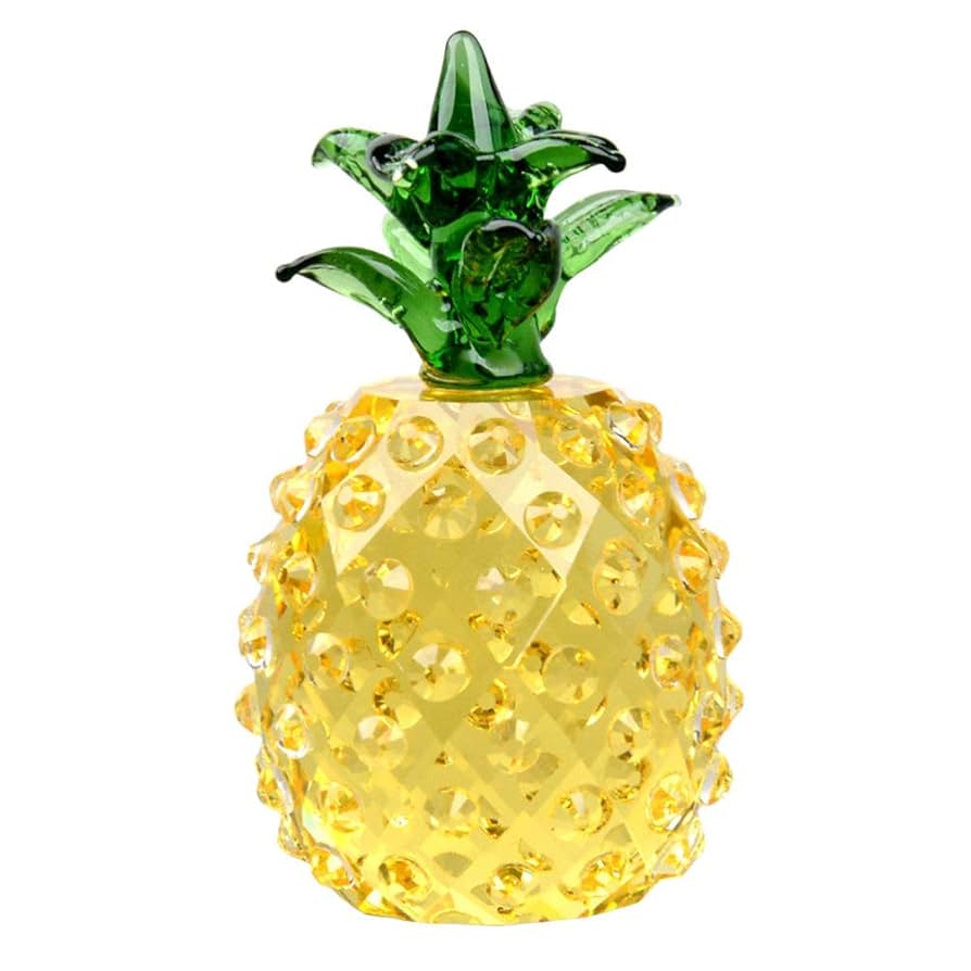 置物 pineapple pineapple Amazon.com: VICASKY 1pc Crystal Pineapple Ornament Handmade